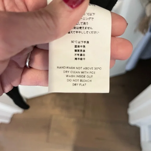 GENTLE HERD - women’s wool black coat / size 2x - Picture 9 of 9